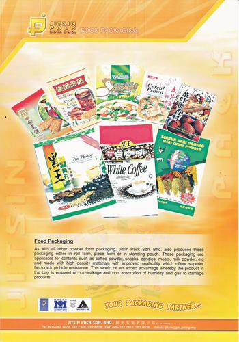 Jitsin Pack Sdn Bhd Food Packaging In Malaysia