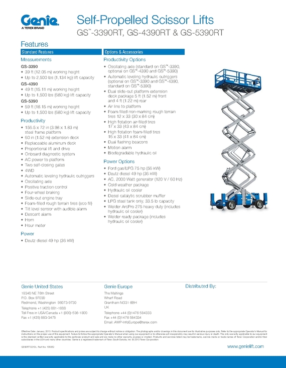 Rough Terrain Scissor Lifts