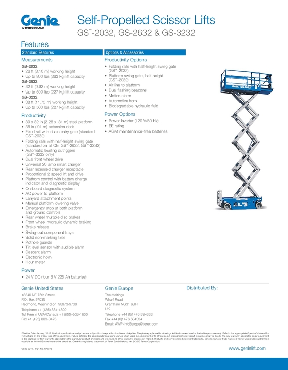 Slab Scissor Lifts