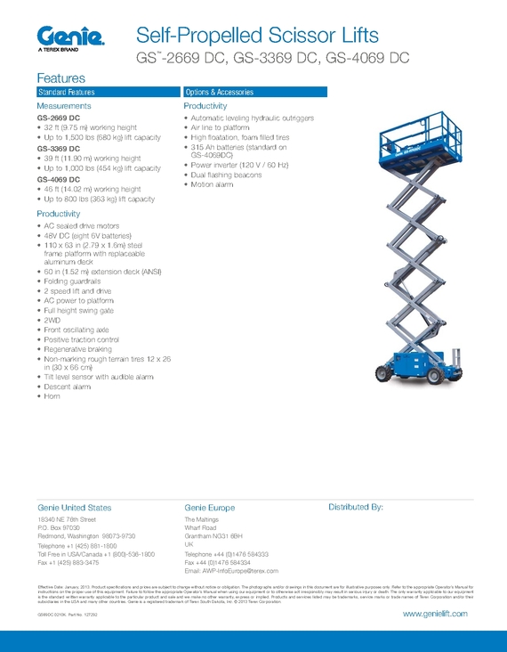 Slab Scissor Lifts