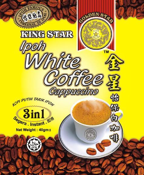 IPOH WHITE COFFEE CAPPUCCINO 3 in 1