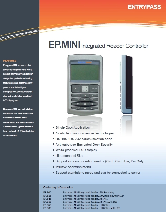 EP.MiNi Integrated Reader Controller