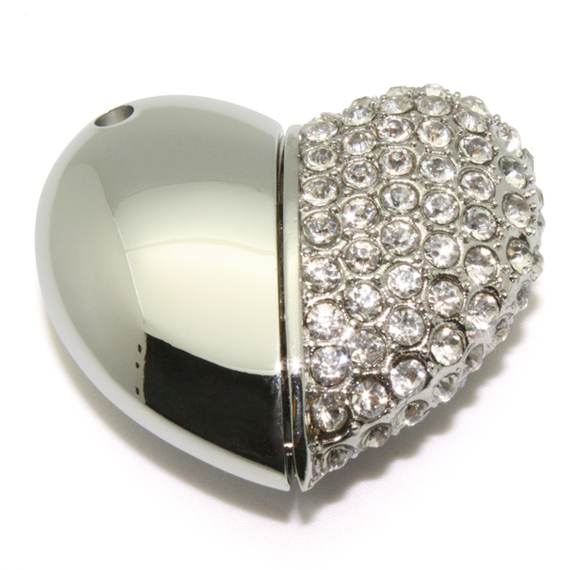 Heart Shape Jewellery USB