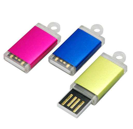 Key Chain Mini Sliding USB