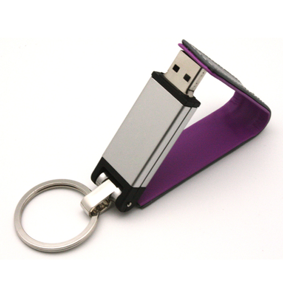 Magnetic Flap PU Leather USB