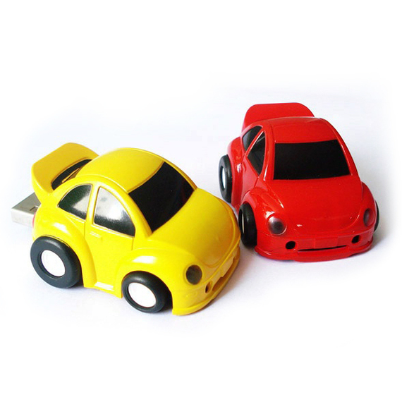 Racing Car Shape USB Plastic