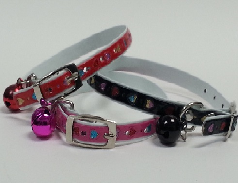 Pet Collar Love With Color Bell