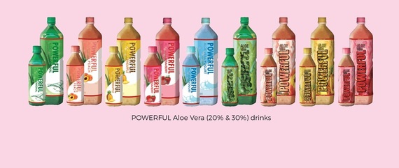 POWERFUL Aloe Vera (20% & 30%) drinks