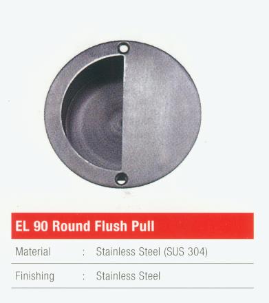 EL 90 Round Flush Pull