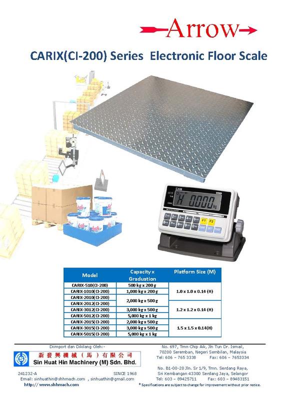 Arrow CARIX CI200 Floor Scale