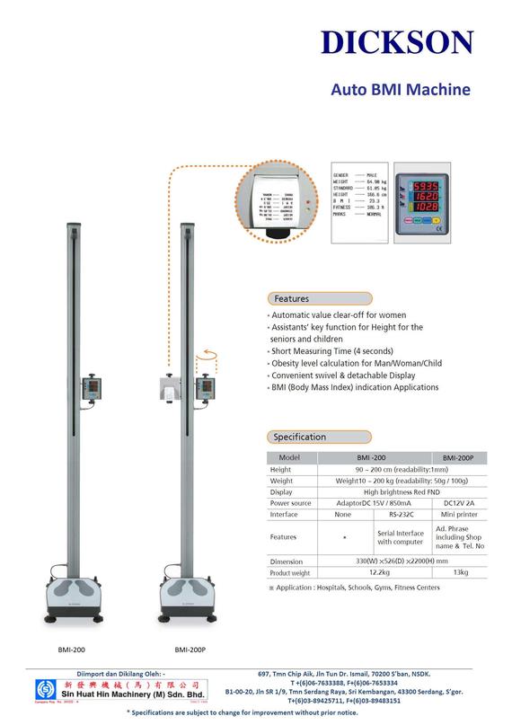 Auto BMI Machine