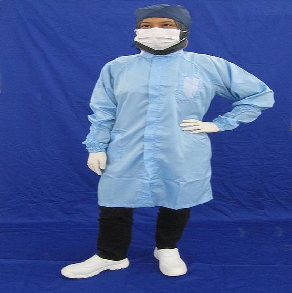 Cleanroom Lintfree Antistatic Overall Long Sleeve
