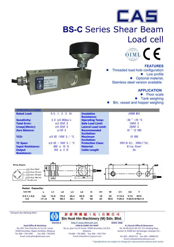 Shear Beam Load cell