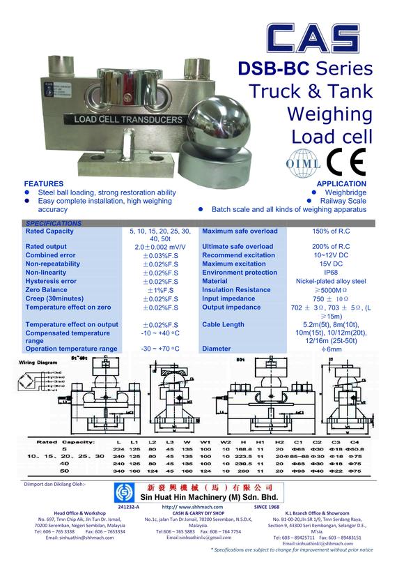 Truck & Tank Weighing Load cell