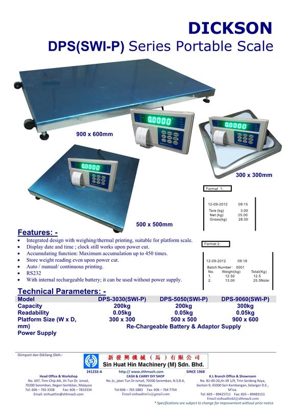 Portable Scale