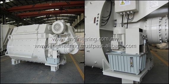 Twin Shaft Concrete Mixer