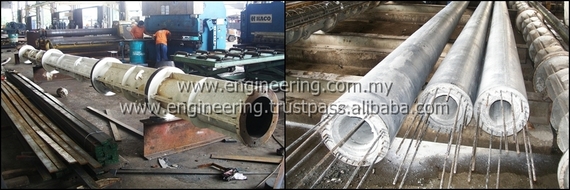 Spun Pole Mould and Precast