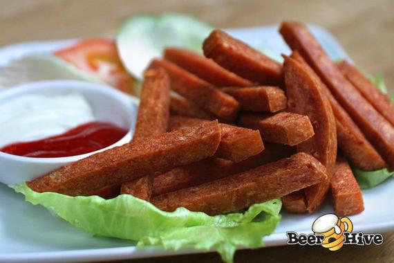 Luncheon meat sticks