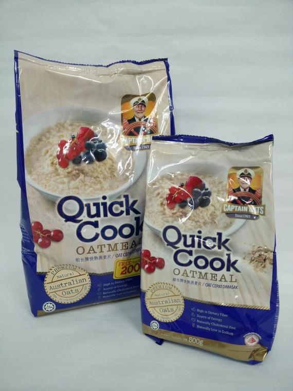 CAPTAIN QUICK COOKING OATS (FOIL PACK)