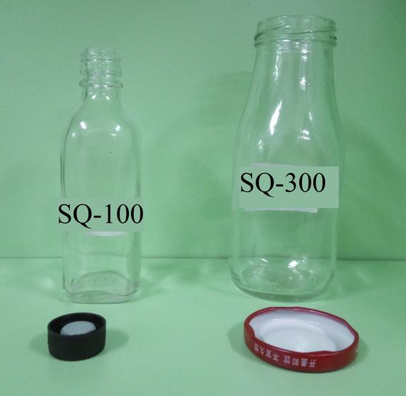 Square glass bottle (100ml/300ml)