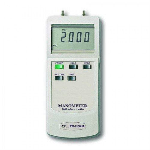 Lutron Manometer (2000 mBar, Differential input) - PM-9100HA