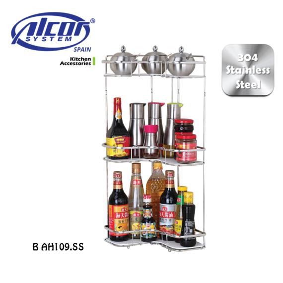 Alcor System 3-Tier Multipurpose Corner Rack