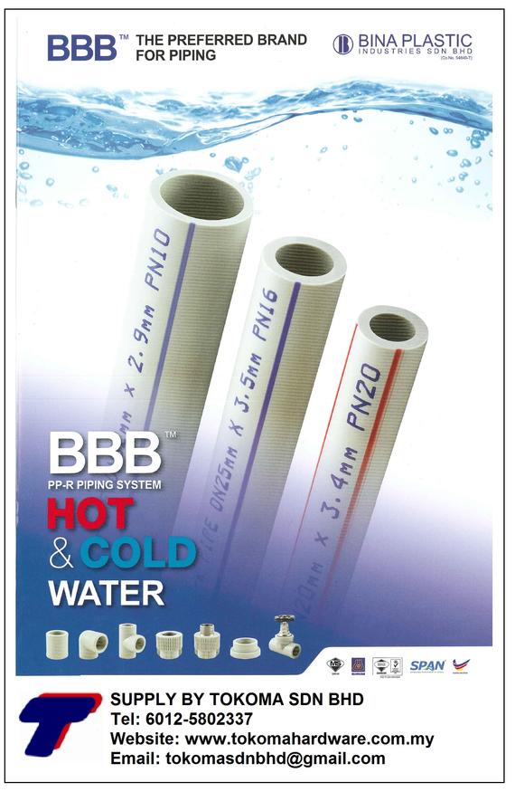 BBB - PPR SYSTEM (PIPE & FITTINGS)