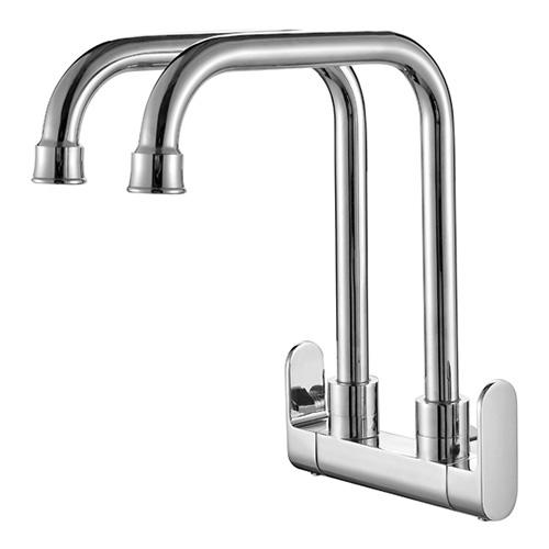 Double Spout Kitchen Wall Sink Tap AMFC5011