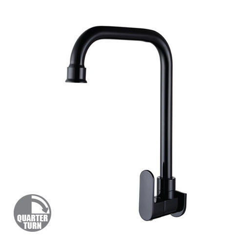 Kitchen Wall Sink Cold Tap-Black AMFC7575