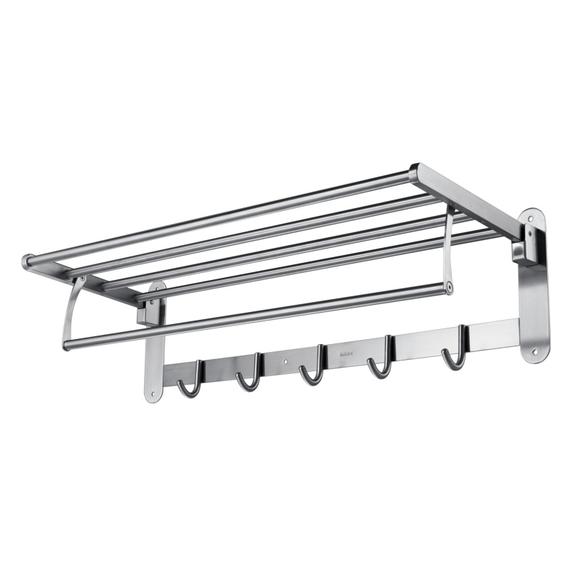 Stainless steel towel rack (matt) 600MM RAL DK232