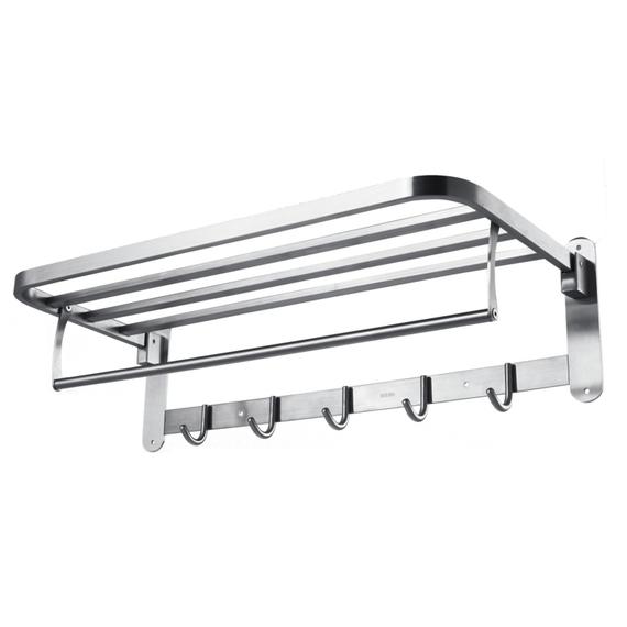 Stainless steel towel rack (matt) 600MM RAL DK 231