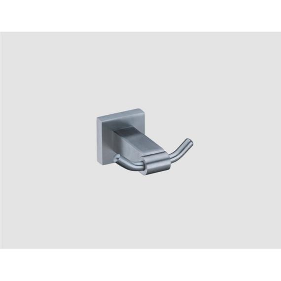 Stainless steel double robe hook(matt)RAL2610