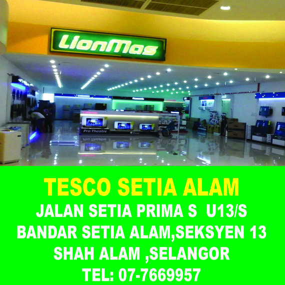 Tesco Setia Alam Branch Lionmas Furnishers M Sdn Bhd