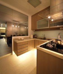 kitchen design for an apartment