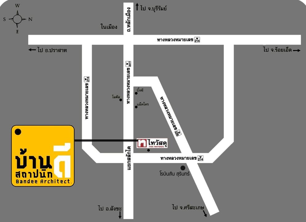 แผนที่สาขาสุรินทร์