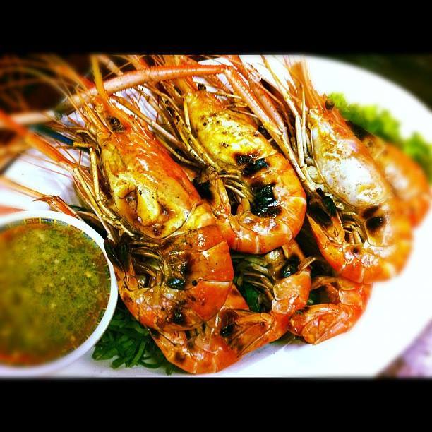 กุ้งเผา