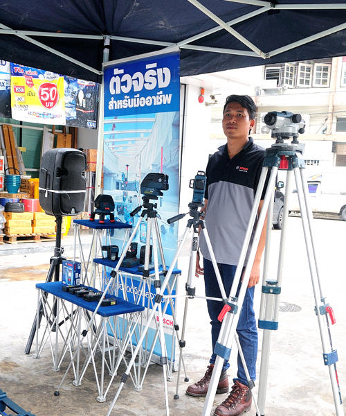 ภาพบรรยากาศการจัดงานโปรโมชั่น สินค้า BOSCH