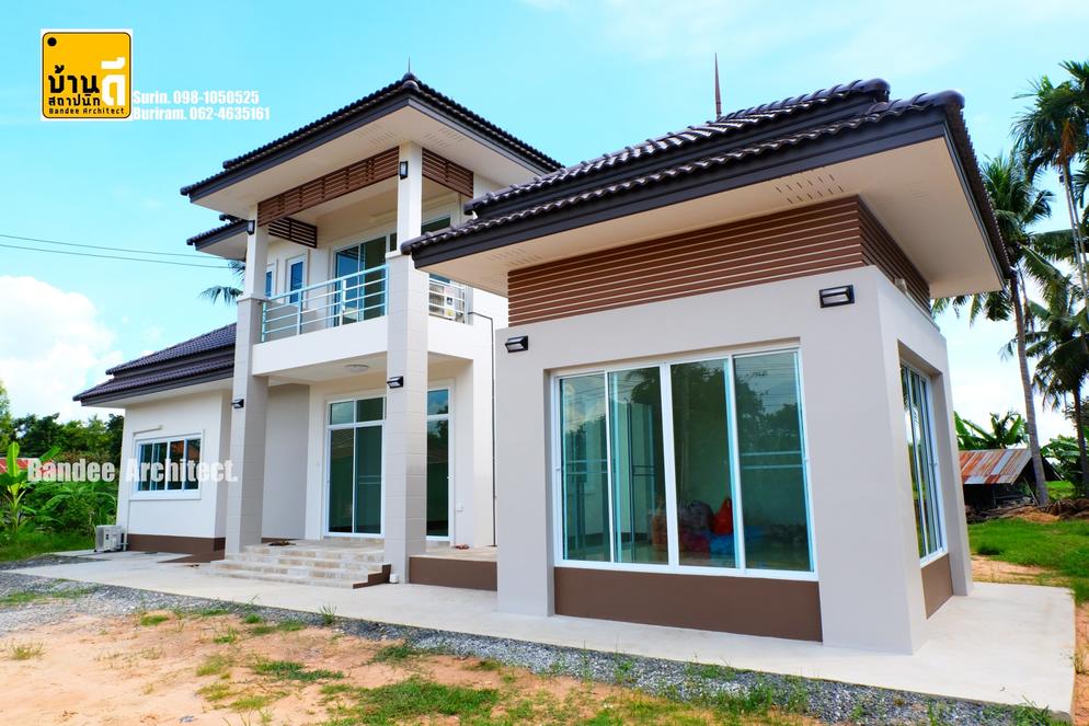 ผลงานการก่อสร้าง บ้านคุณกิตติศักดิ์ บรมสุข