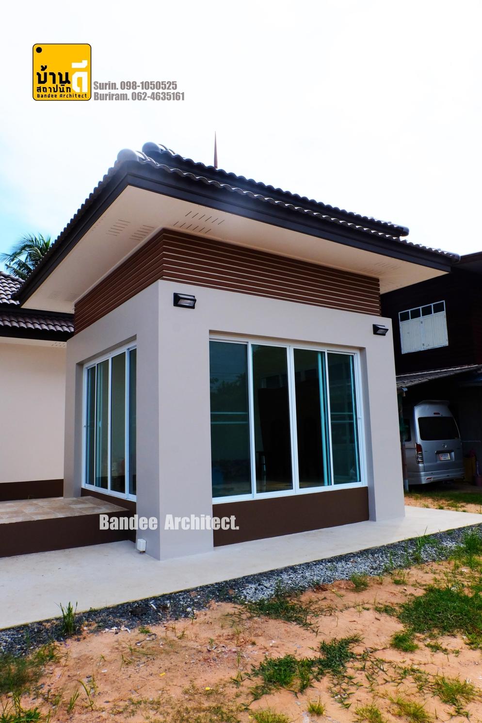 ผลงานการก่อสร้าง บ้านคุณกิตติศักดิ์ บรมสุข