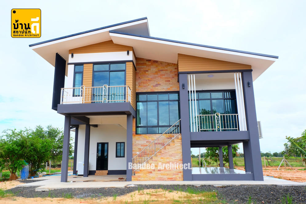 ผลงานการก่อสร้างบ้านคุณนิตยา ชุมเกษียร+ตกแต่งภายในบิ้วอิน