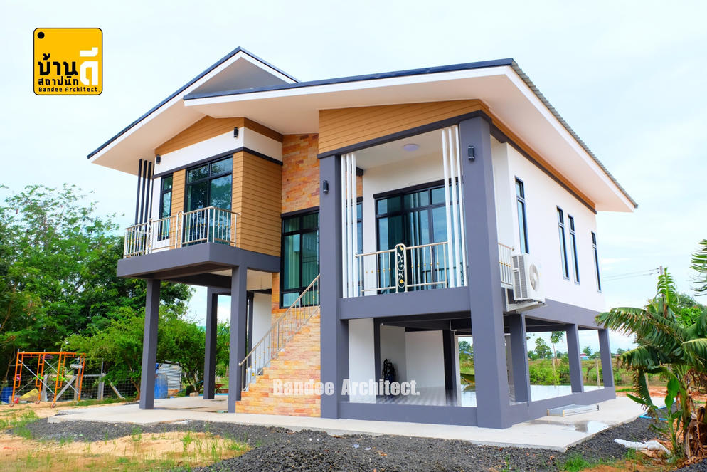 ผลงานการก่อสร้างบ้านคุณนิตยา ชุมเกษียร+ตกแต่งภายในบิ้วอิน