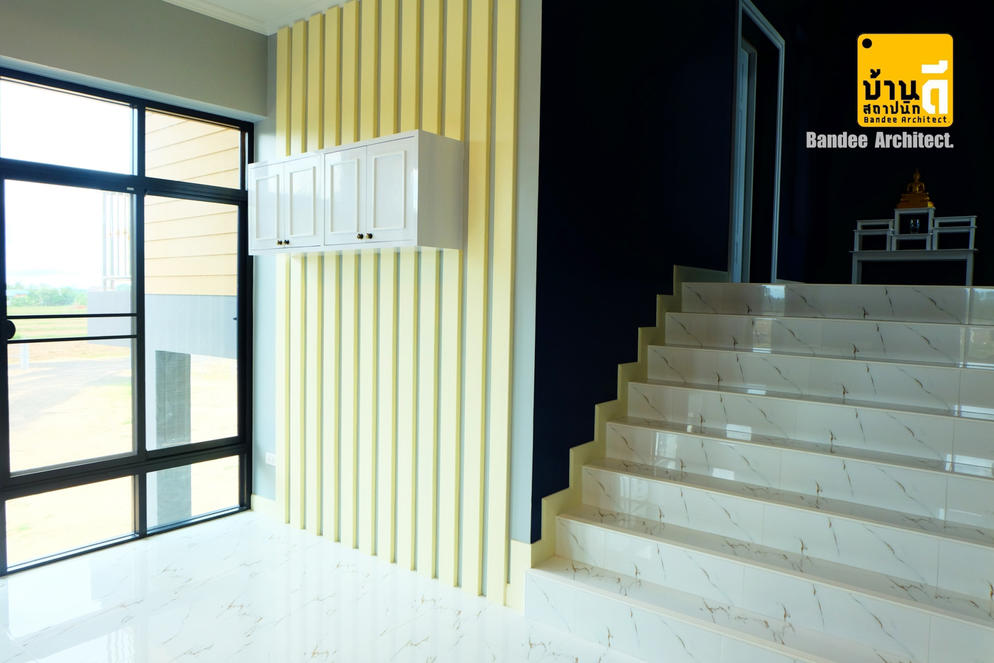 ผลงานการก่อสร้างบ้านคุณนิตยา ชุมเกษียร+ตกแต่งภายในบิ้วอิน