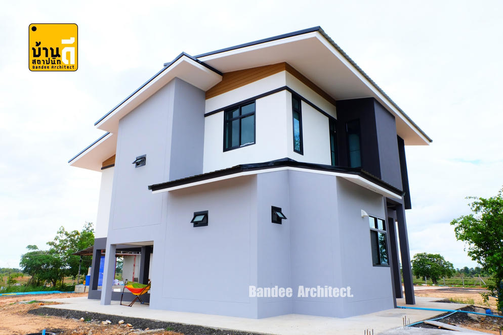 ผลงานการก่อสร้างบ้านคุณนิตยา ชุมเกษียร+ตกแต่งภายในบิ้วอิน