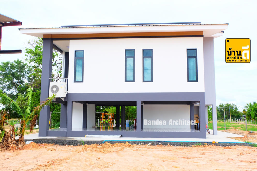 ผลงานการก่อสร้างบ้านคุณนิตยา ชุมเกษียร+ตกแต่งภายในบิ้วอิน