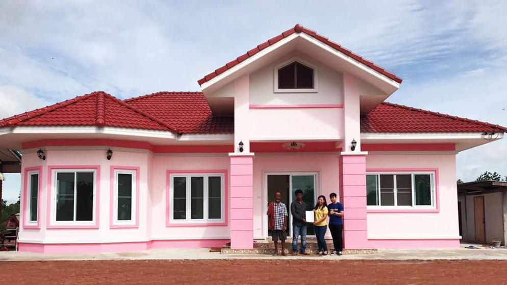 ผลงานการก่อสร้าง บ้านคุณบุญเชิด จรดี