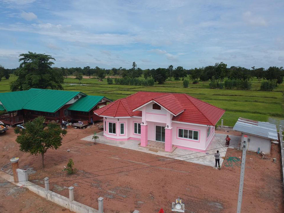 ผลงานการก่อสร้าง บ้านคุณบุญเชิด จรดี
