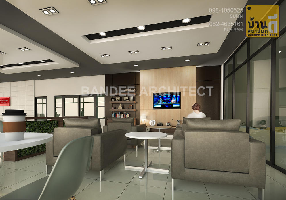งานออกแบบภายใน โชว์รูมรถยนต์ MG