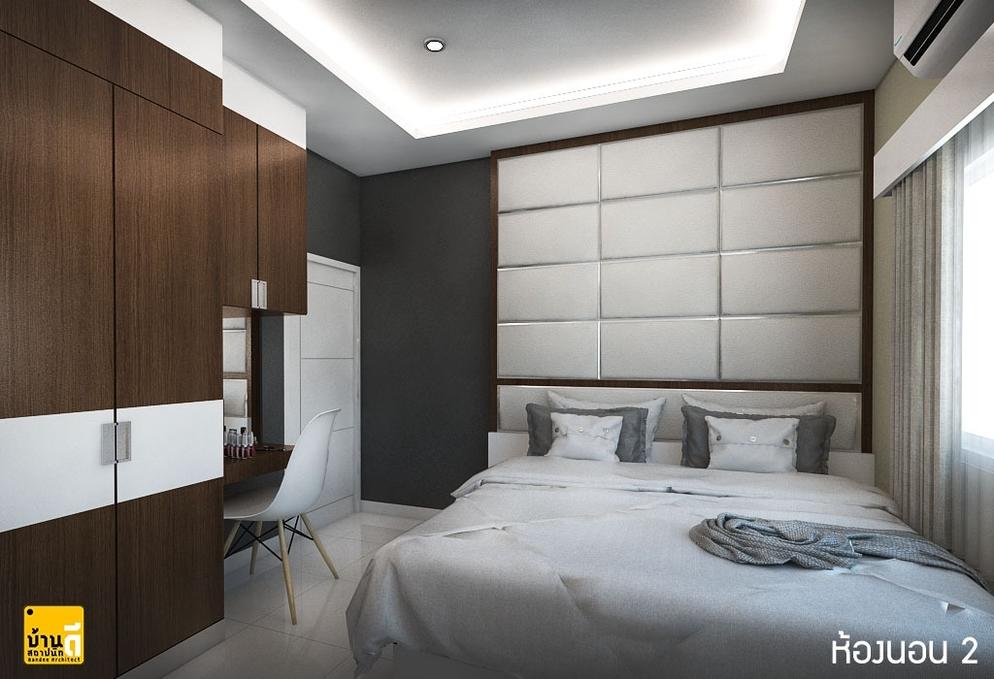 งานออกแบบและตกแต่งภายในห้องนอน บ้านคุณลัดดาวัลย์  ขันถม
