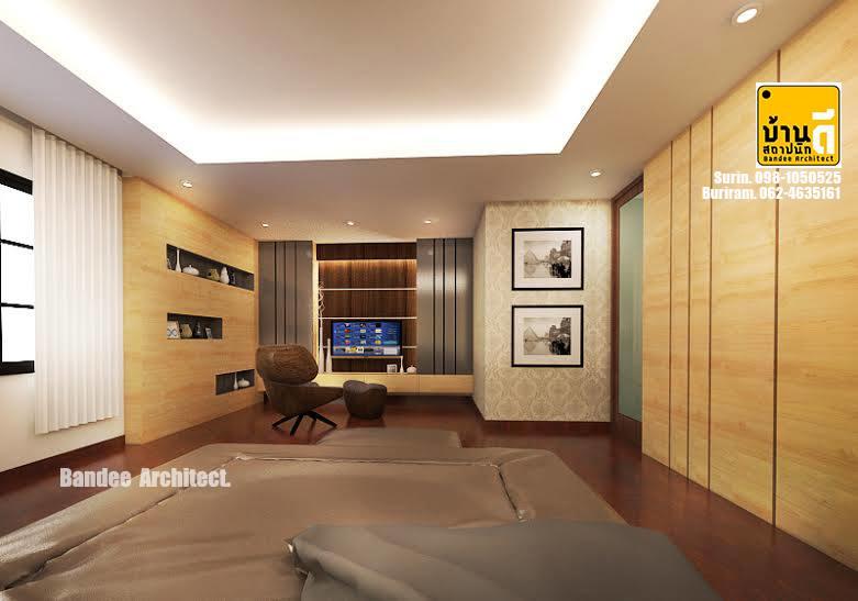 งานออกแบบและตกแต่งภายในห้องพักผ่อน บ้านนายแพทย์เก่ง  สืบนุการณ์