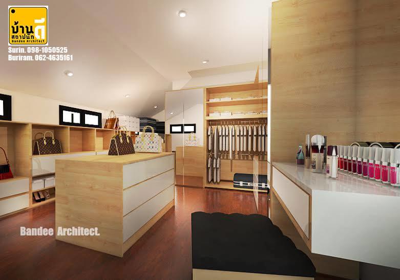 งานออกแบบและตกแต่งภายในห้องแต่งตัว บ้านนายแพทย์เก่ง  สืบนุการณ์
